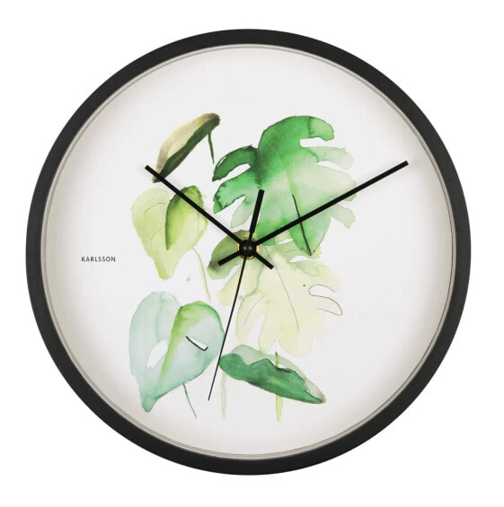 Wanduhr Botanical Monstera