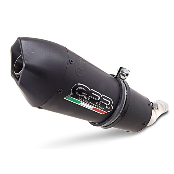 GPR EXHAUST SYSTEMS GP Evo4 Black Titanium CF Moto 400 NK 19-20 Ref:CF.5CAT.GPAN.BLT Homologated Titanium Cone Muffler