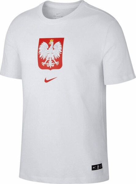 Nike Koszulka męska Poland Tee Evergreen Crest biała r. XL (CU9191 100)