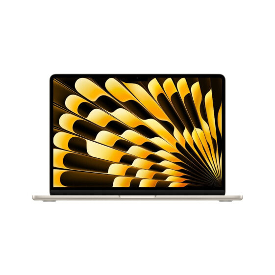 Apple MacBook Air 13" (2024)"Polarstern M3 Chip mit 8-Core CPU, 10-Core GPU und 16-Core Neutral Engine 256GB Deutsch 30W USB-C Power Adapter 8 GB