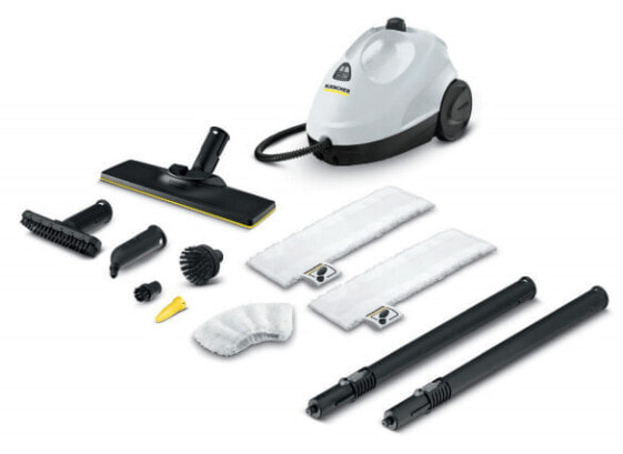 Kärcher SC 2 EasyFix Premium - Portable steam cleaner - 1 L - Black - White - 4 m - 2 m - IPX4