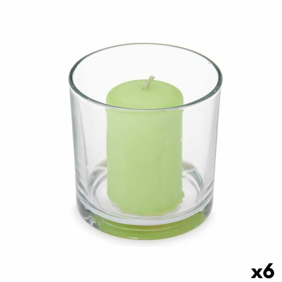 Ароматизированная свеча 10 x 10 x 10 cm (6 штук) Стакан Жасмин