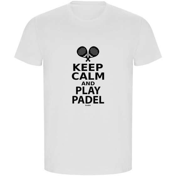 Футболка KRUSKIS Keep Calm And Play Padel ECO с коротким рукавом