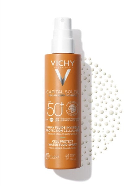 Vichy Capital Soleil Invisible Fluid Spray SPF50+ Увлажняющий солнцезащитный спрей-флюид