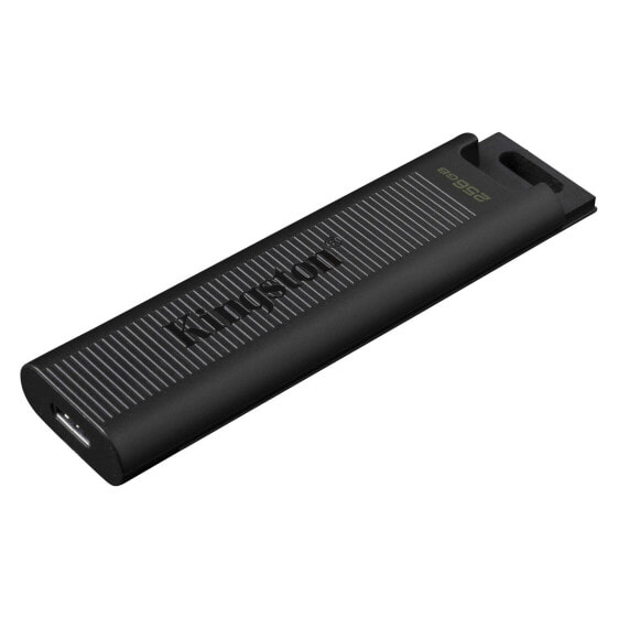 Kingston DataTraveler Max - 256 GB - USB Type-C - 3.2 Gen 2 (3.1 Gen 2) - 1000 MB/s - Slide - Black