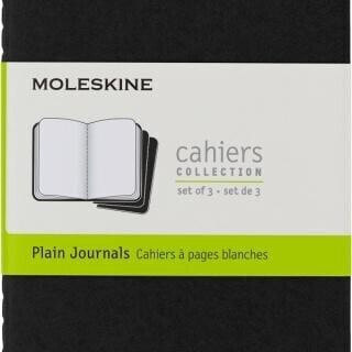 Moleskine ZESTAW 3 ZESZYTÓW MOLESKINE CAHIER JOURNALS P (9X14CM) GŁADKI