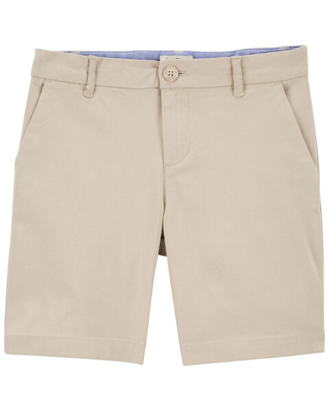 Kid Stretch Chino Shorts 7