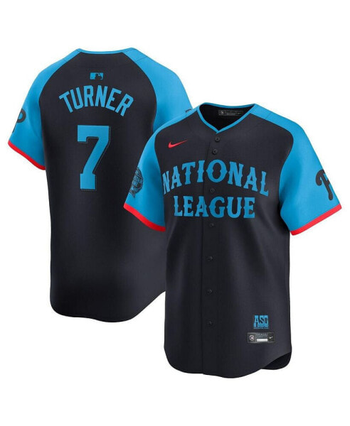 Men's Trea Turner Navy National League 2024 MLB All-Star Game Limited Player Jersey