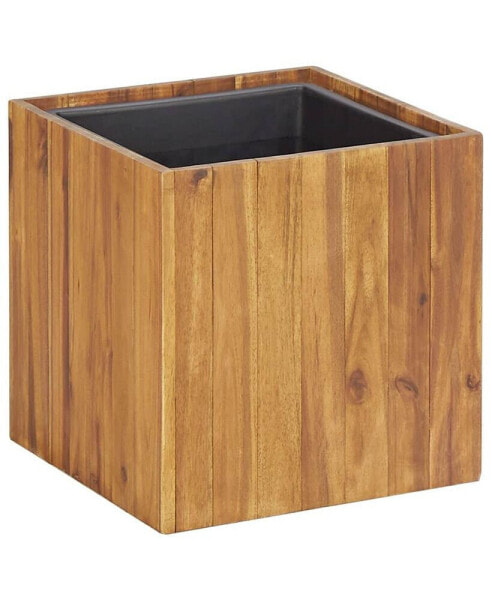 Garden Raised Bed Pot 13.2"x13.2"x13.2" Solid Acacia Wood