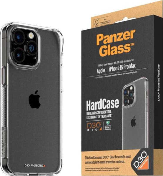 PanzerGlass Etui PanzerGlass HardCase iPhone 15 Pro Max przezroczyste