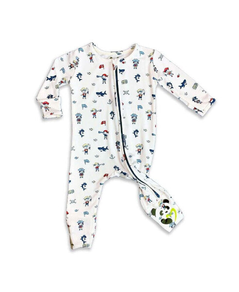 Baby Boys Pirate Convertible Footie
