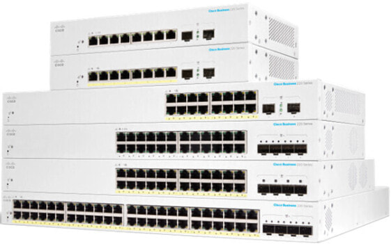 Cisco CBS220-48P-4G-EU - Managed - L2 - Gigabit Ethernet (10/100/1000) - Power over Ethernet (PoE) - Rack mounting