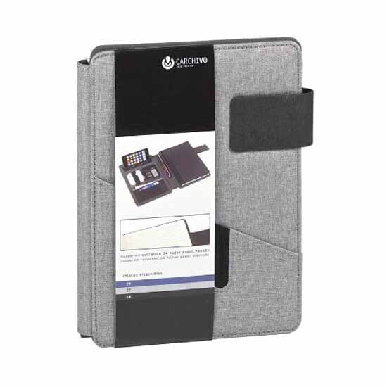 CARCHIVO Venture DIN a5 portfolio folder with notebook and smartphone support