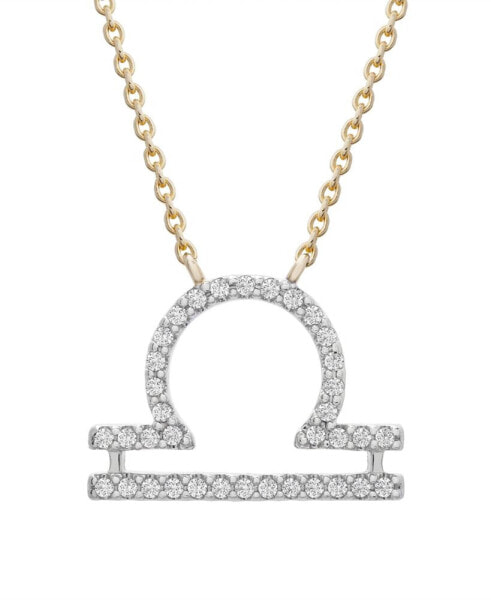 Diamond Zodiac Pendant Necklace (1/10 ct. t.w.) in 14K Yellow Gold or 14K White Gold