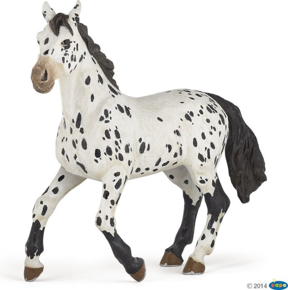 Фигурка Russell Papo Black Appaloosa Horse Figurine.
