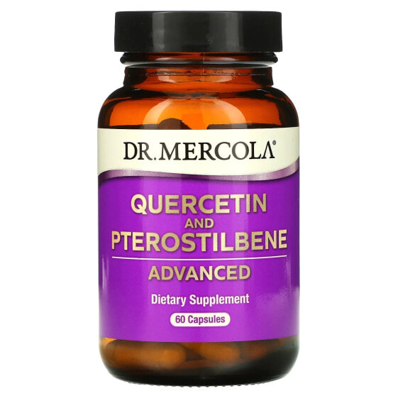 Биодобавка Quercetin and Pterostilbene Advanced, 60 капсул Dr. Mercola