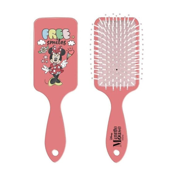 Щетка для распутывания волос Disney Minnie Mouse Розовая 7,5 x 22,5 x 3,5 см