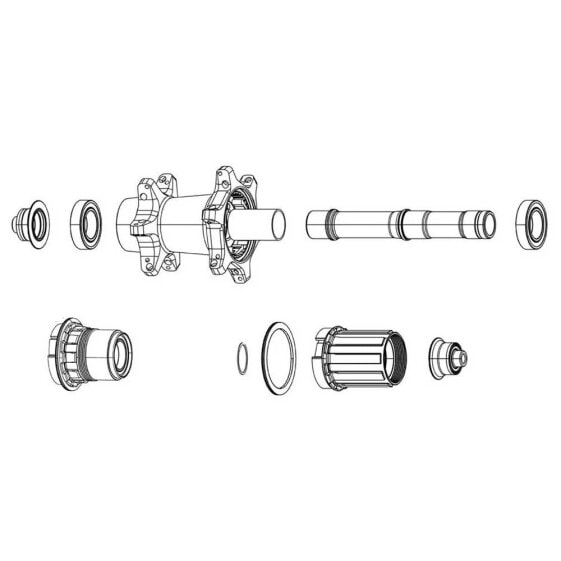 SRAM Wheel Hub Bearing Kit Front ZM1 3Zero