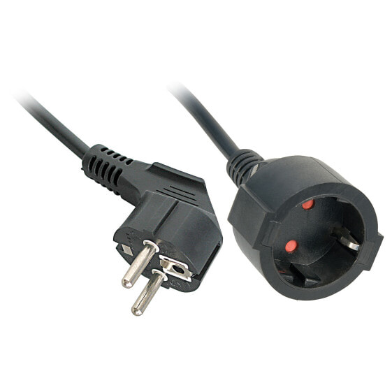 Lindy 30244 - 3 m - 2 AC outlet(s) - Indoor - C13 coupler - Black - Input fuse
