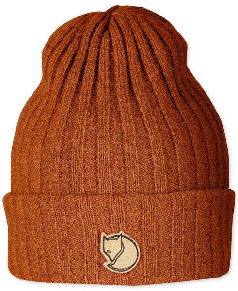 Men's Byron Wool Logo Ribbed Beanie Hat
