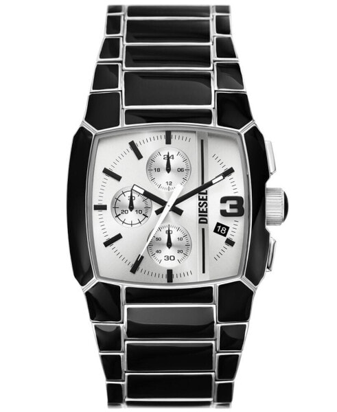 Men's Cliffhanger Chronograph Black Stainless Steel Watch 40mm