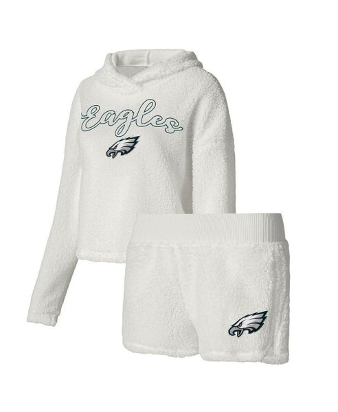 Пижама Concepts Sport женская Филадельфия Иглз Комплект на ночь - флисовый свитшот и шорты