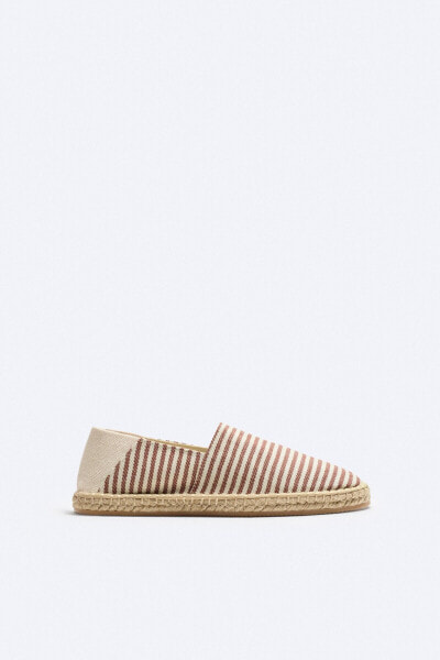 Striped canvas espadrilles