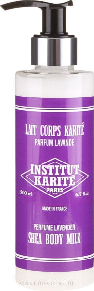 Körpermilch Lavendel - Institut Karite Lavender Shea Body Milk 200 ml