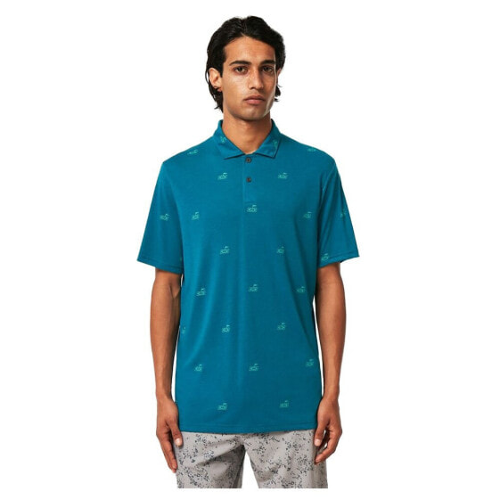 OAKLEY APPAREL Golf Flag short sleeve polo