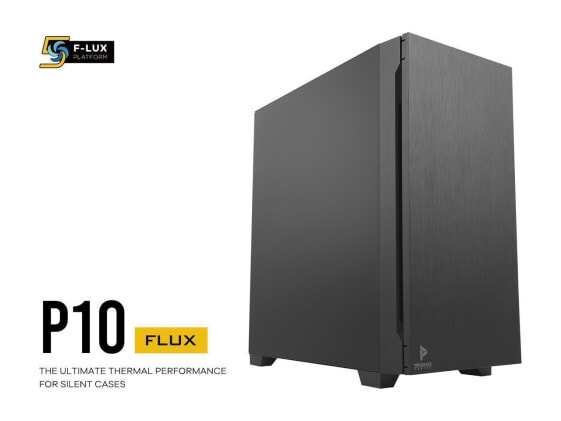 Antec P10 FLUX ATX Computer PC Case 5x120mm Fans Reversible & Swing-Open