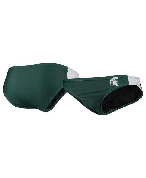 Women's Green Michigan State Spartans Wordmark Bikini Bottom