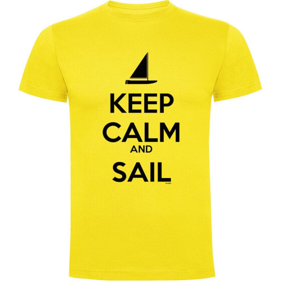 KRUSKIS Keep Calm And Sail short sleeve T-shirt