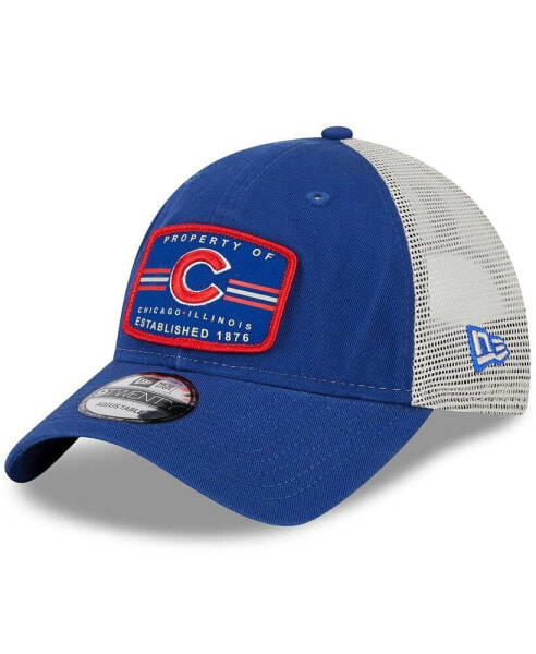 Men's Royal Chicago Cubs Property Trucker 9TWENTY Snapback Hat