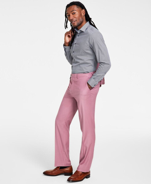 Men's Classic-Fit Solid Suit Pants