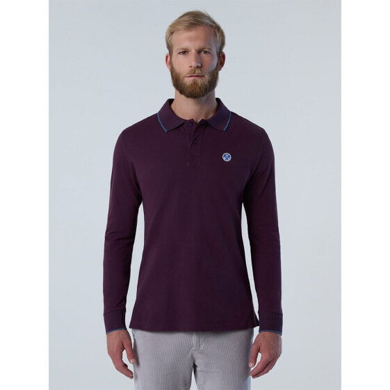 NORTH SAILS Graphic long sleeve polo