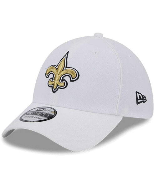 Men's White New Orleans Saints Main 39THIRTY Flex Hat
