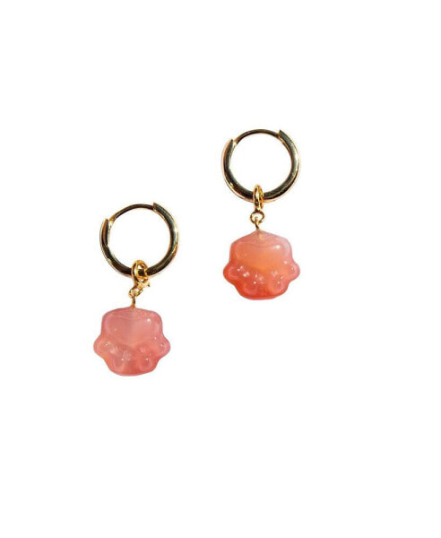 Bonbon — Jade stone charm earrings