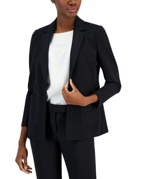 Women's Compression Notched Collar Blazer