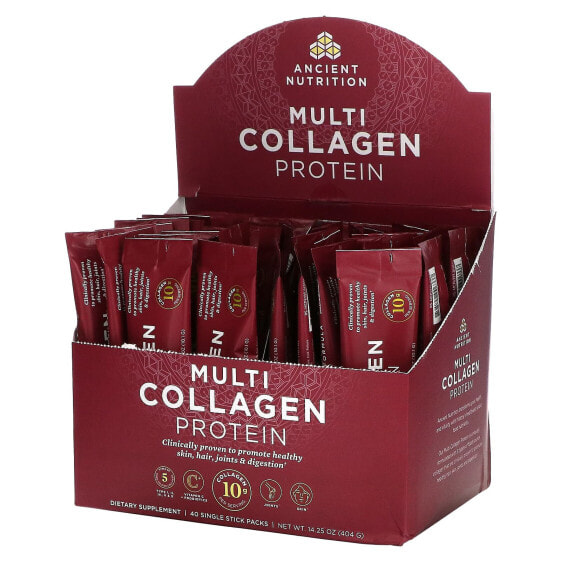 Multi Collagen Protein, 40 Single Stick Packs, 0.36 oz (10.1 g) Each