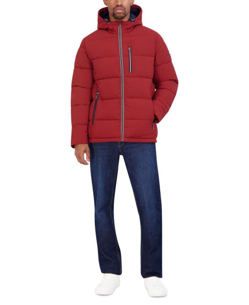 Men's Quilted Hooded Puffer Jacket