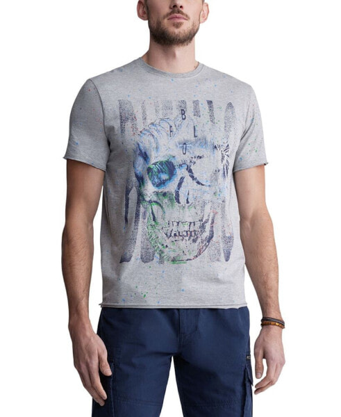 Men's Tulum Classic-Fit Tropical Skull Graphic T-Shirt