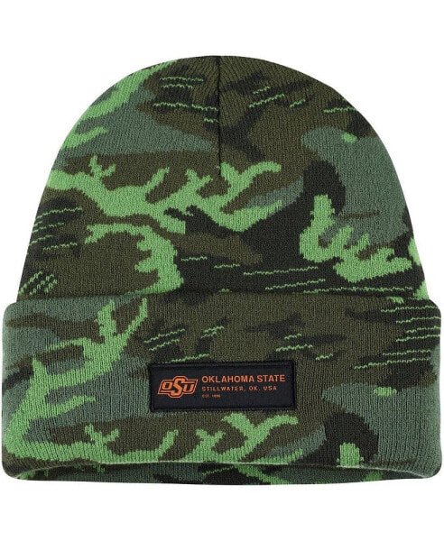 Men's Camo Oklahoma State Cowboys Veterans Day Cuffed Knit Hat
