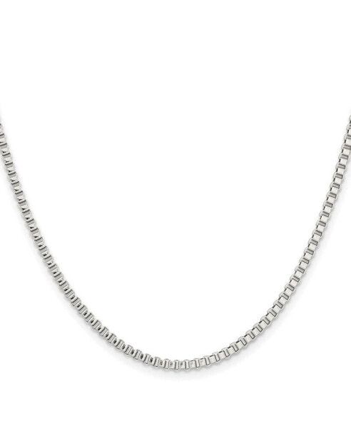 Chisel stainless Steel Polished 2.4mm Box Chain Necklace