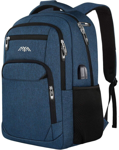 Unisex School Backpack - School Backpack for Boys, Girls & Teenagers - Laptop Backpack for Men & Women - Daypacks / Business Backpacks with USB, Charcoal