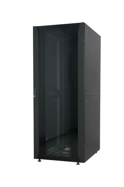 Intellinet Network Cabinet - Free Standing (Premium) - 32U - Usable Depth 129 to 629mm/Width 503mm - Grey - Assembled - Max 2000kg - Server Rack - IP20 rated - 19" - Aluminium - Multi-Point Door Lock - Split Side Panels (Two Locks Per Side) - Three Year Warranty - W