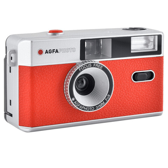 AgfaPhoto 603001 - Compact film camera - 35 mm - 200 - 800 - Optical - 32 mm - 9 - 9