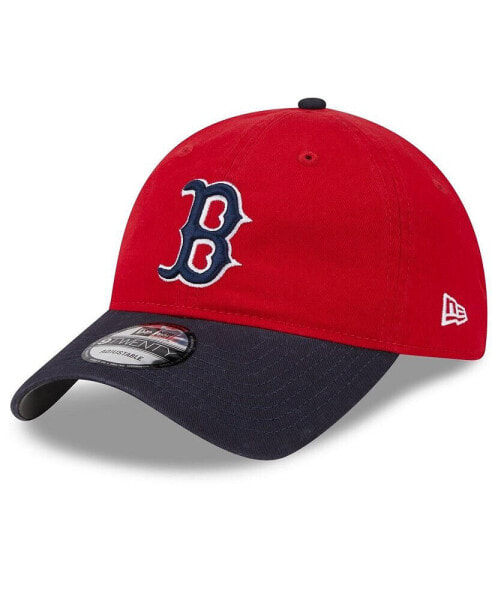 Бейсболка регулируемая для тренировок New Era Boston Red Sox 2024 красного цвета