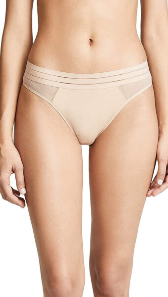 Maison Lejaby 272103 Women's Nufit Thong Tan Underwear Size S