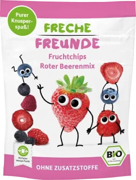 Kindersnack Fruchtchips Roter Beerenmix, ab 3 Jahren, 10 g