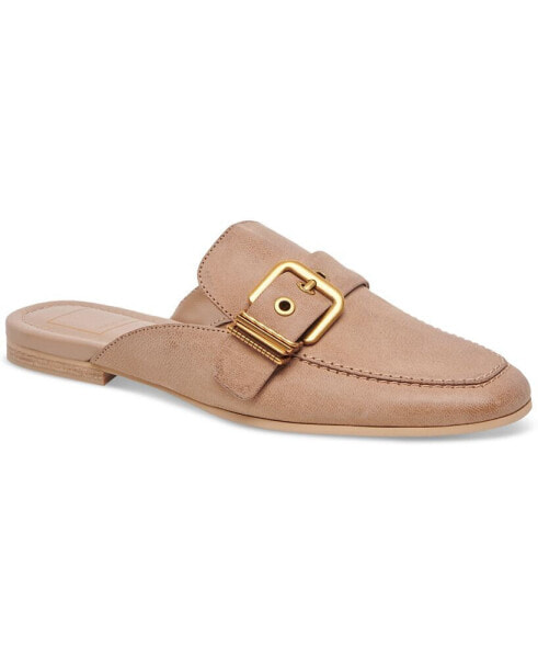 Women's Santel Buckled Slip-On Mule Flats